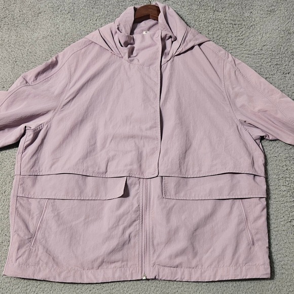 Lululemon Always Effortless Jacket Hoodie Packable Women's Size 10 Pink W4BW8S - Picture 2 of 2